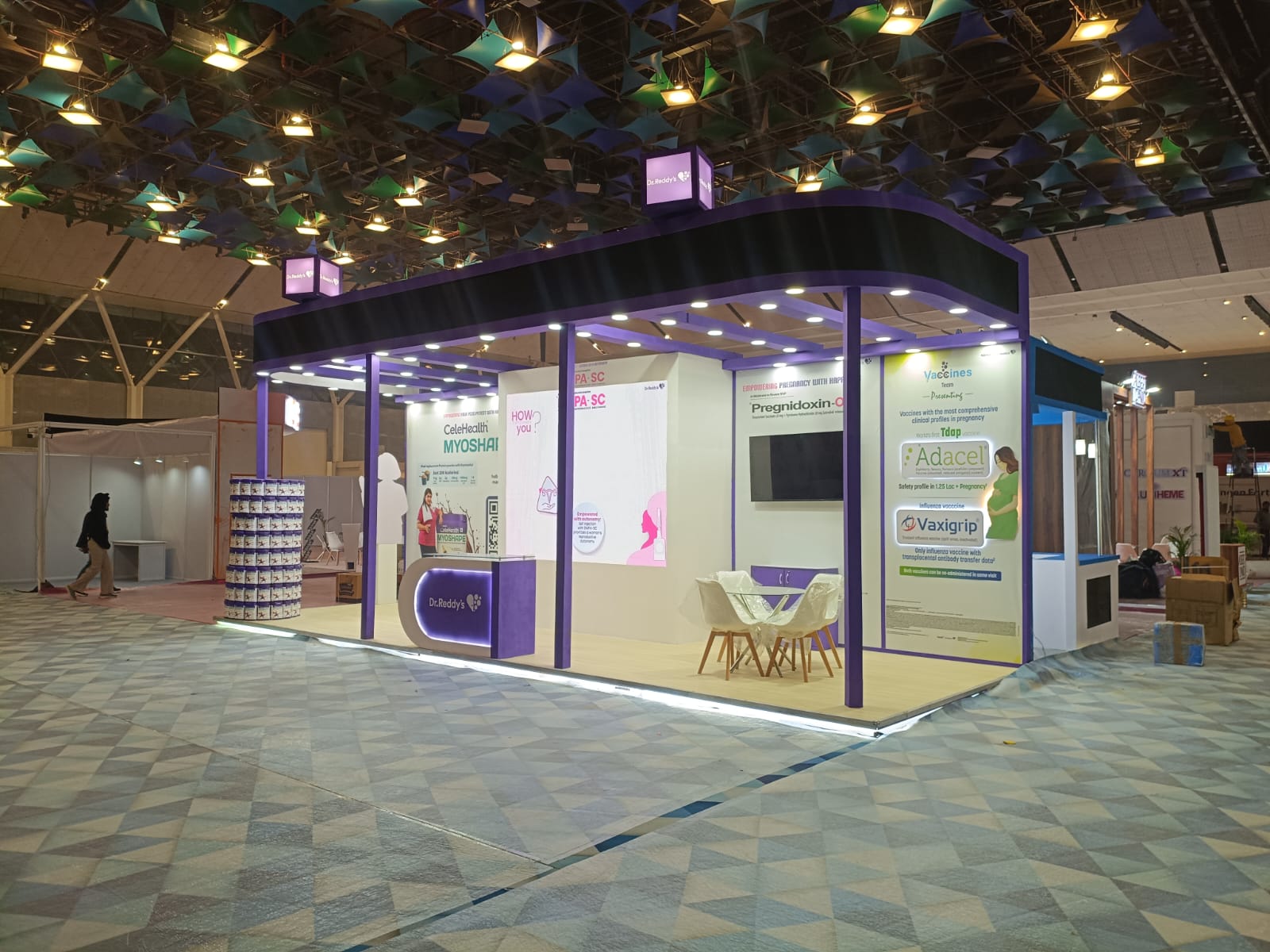 Dr Reddy's Exhibition Stall Front - Elite Studio Exhibitions